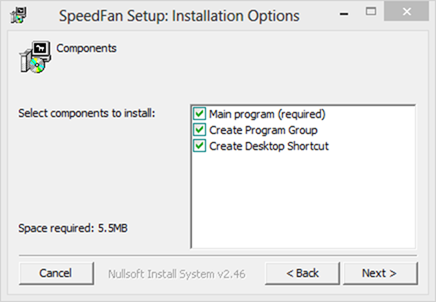 systeem temperatuur monitor