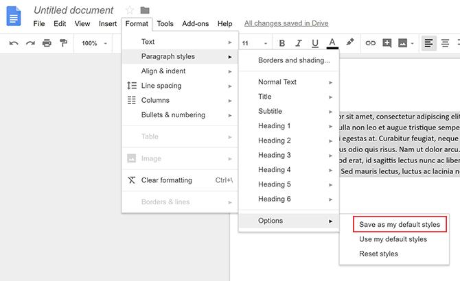 Hoe de standaardlettertypen in Word en Google Docs te wijzigen Google Docs Default Font