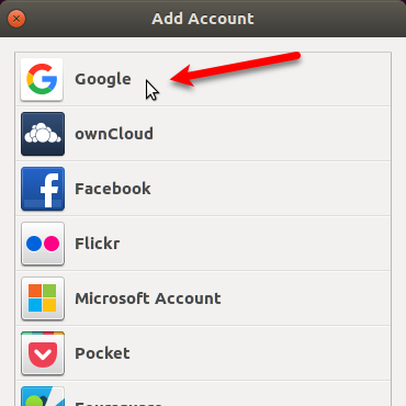 Een Google Drive-account toevoegen aan Ubuntu