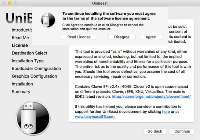 Hoe macOS op een pc te installeren (Mac vereist) unibeast-licentie