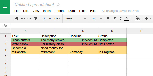 Verhoog de productiviteit met deze uitstekende Google-spreadsheet-scripts Google-spreadsheet-scripts voorwaardelijke opmaak