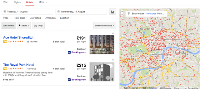 hotels-google-lijst