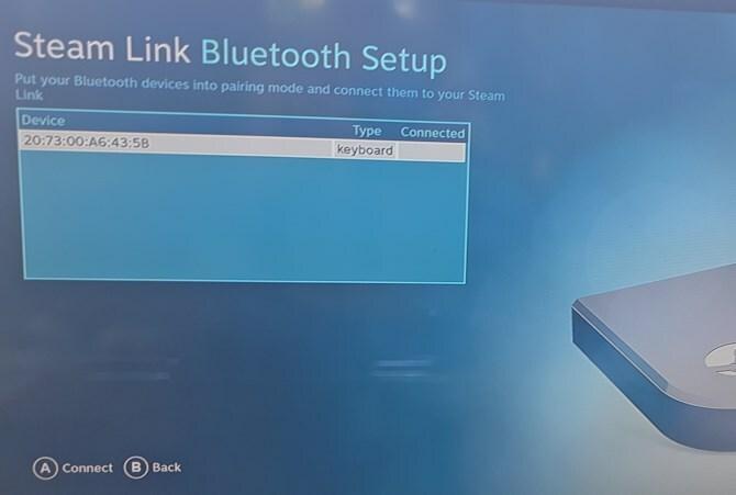 Steam Link-apparaat Bluetooth