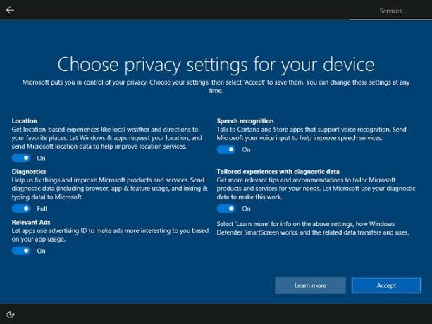 windows 10 makers privacy