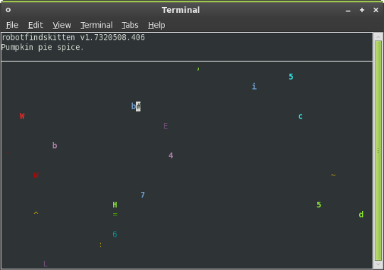 Speel games in uw Linux Terminal-robot