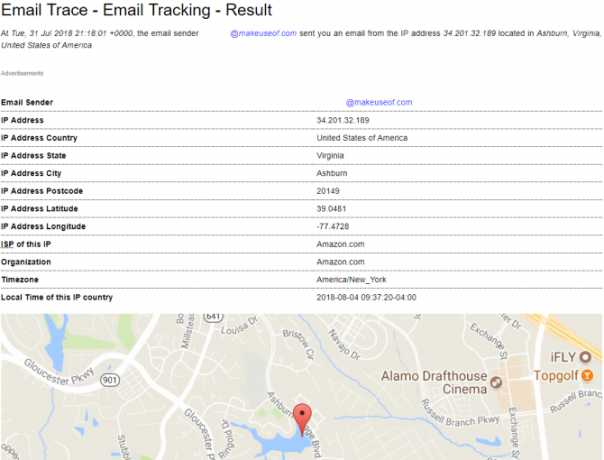 ip tracer e-mail header analyse