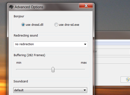 Stuur AirPlay-muziek naar uw Windows-pc met Shairport4w shareport4win-opties