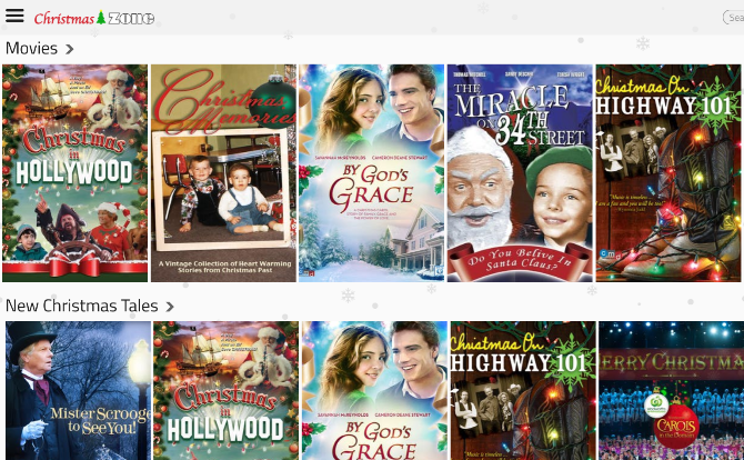 Vind legaal, gratis om kerstfilms en tekenfilms te streamen in Christmas Zone 