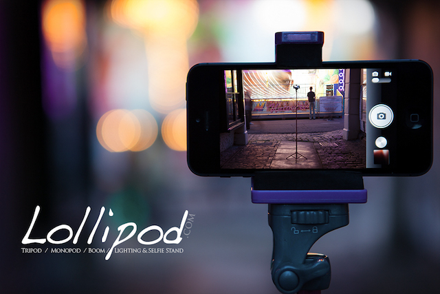 Lollipod.com - De Tripod / Monopod / Boom / Lighting & Selfie Stand voor meerdere apparaten, van smartphones tot GoPro, kleinere camera's, flitsers of videolampen.