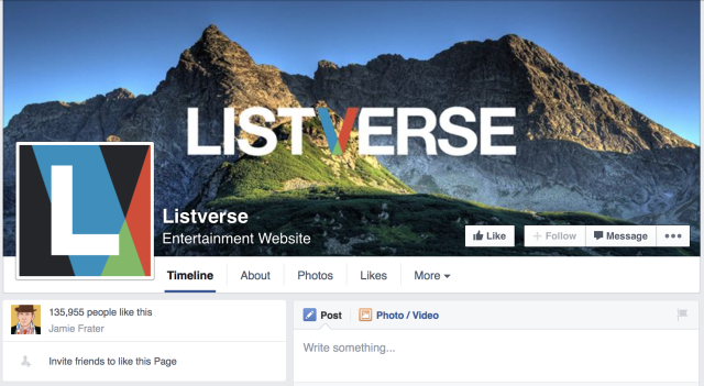 Listverse Facebook 