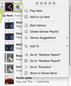 ITunes-menu