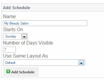 php schema kalender