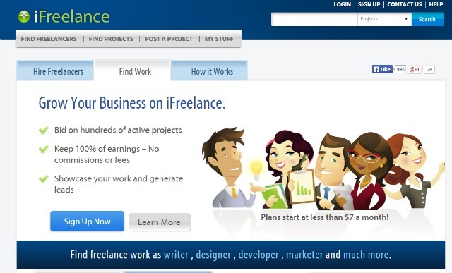 ifreelance site