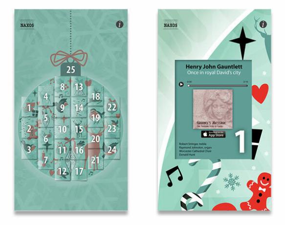 Muzikale adventskalender-app