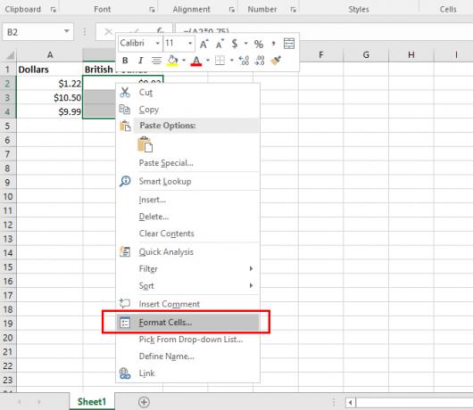 Verschillende valutasymbolen gebruiken in specifieke cellen in Excel Excel-valuta 2