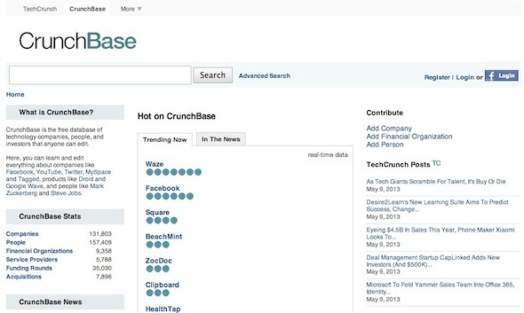 Hoe u uzelf kunt beschermen tegen online services Crunchbase afsluiten