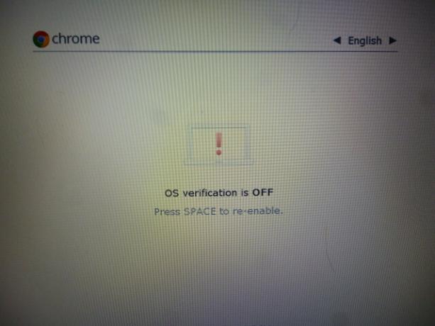 ChromeOS-verificatie uit