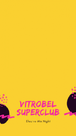 club nacht geofilter