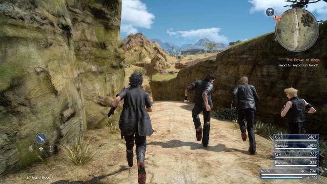 screenshot van final fantasy xv