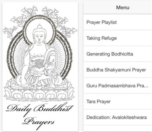 dagelijkse boeddhistische gebeden-app