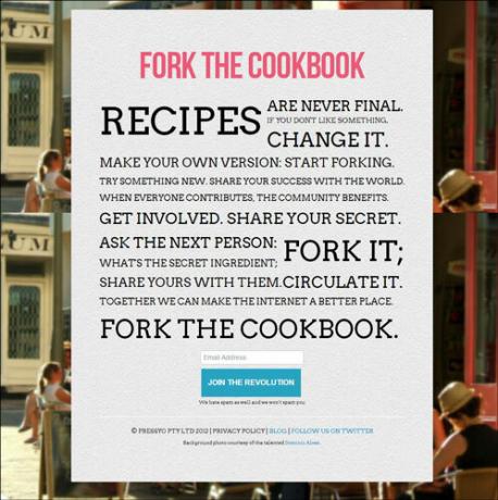 Start Forking: Open Source Inspiration komt naar koken en recepten met Fork The Cookbook ForkTheCookbook06