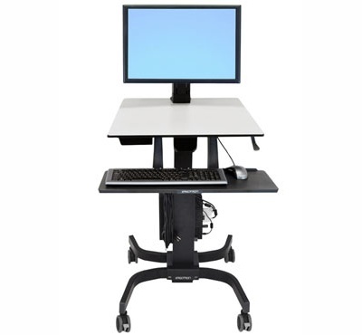 Ergotron WorkFit-S Dual met Worksurface + Review en Giveaway workfit c