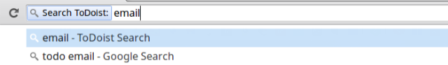 ToDoist Search In Action