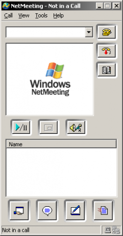 Ik geef je een hoed, Microsoft NetMeeting NetMeeting