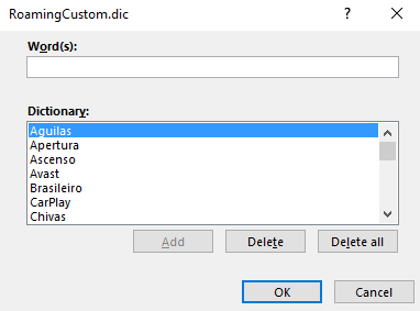 Hoe spellen en grammatica controleren in Microsoft Word ms word dictionary custom
