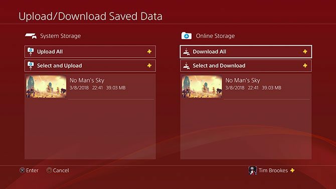 Upload/Download Gegevens opslaan naar PlayStation Plus