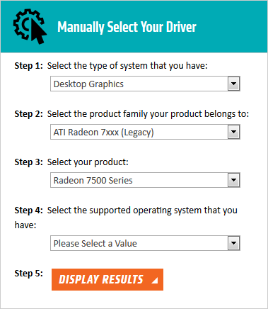 amd handmatige driver