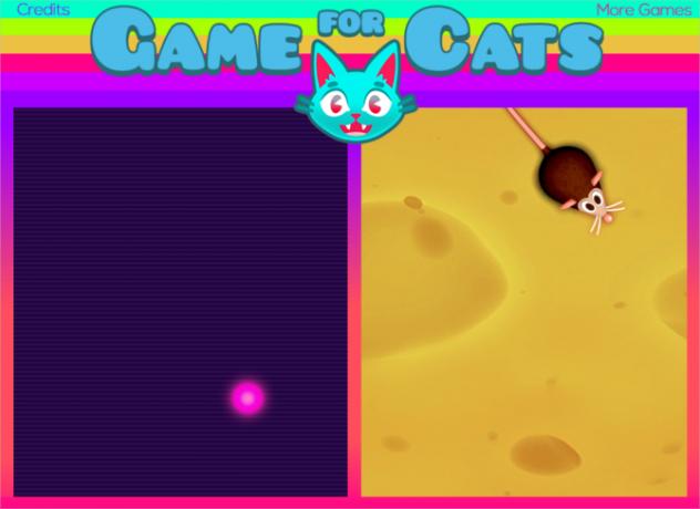 Game for Cats-startscherm met twee modi