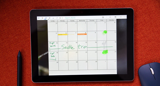 Ink Calendar voor Windows 10