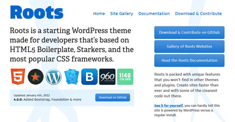 gratis wordpress framework