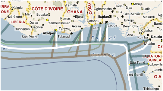 CableMap: Interactive Underwater Internet Cable Map kabelkaart 2