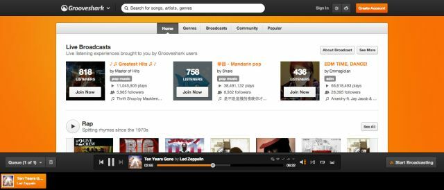 No-registratie-web-apps-streaming-music-Grooveshark