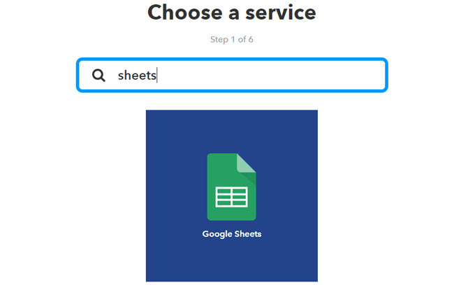 ifttt google sheets trigger