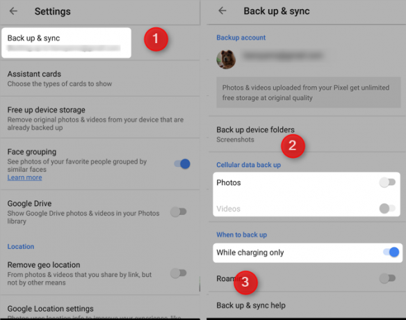 7 Gratis Google-services die u kosten Levensduur van de batterij en privacy schakelen automatische synchronisatie van google photos2 uit