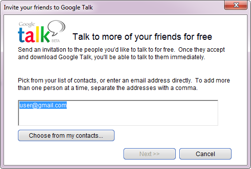 google talk-app