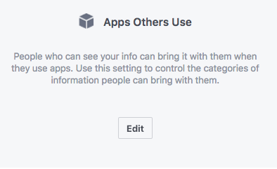 Facebook-privacytip: hoe u kunt voorkomen dat uw gegevens worden gedeeld met derden FB-apps die anderen gebruiken 1