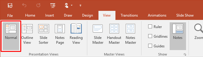 De huidige datum en tijd weergeven in een PowerPoint-presentatie PowerPoint 2016 View Normal 670x189