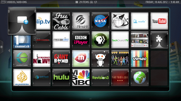 xbmc thema-installatie