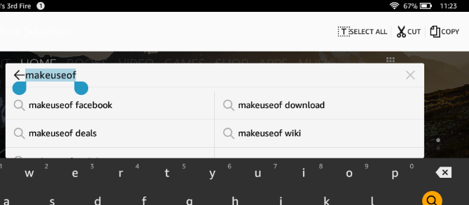 Uw onofficiële Amazon Fire Tablet-handleiding muo android amazonfireguide toetsenbord copypaste