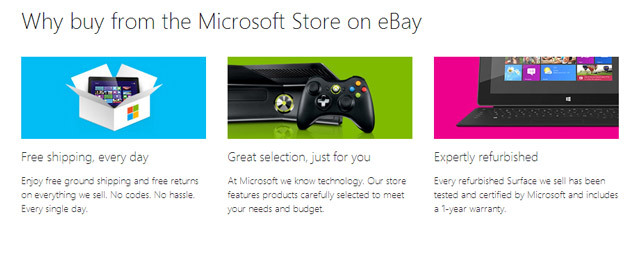 Microsoft-eBay-winkel