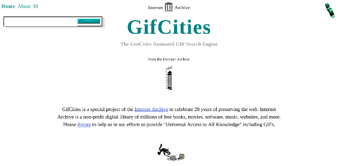 coole rare websites - gifcities