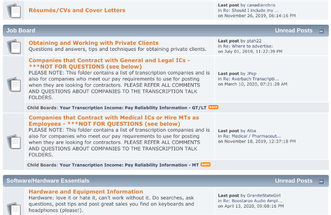 Transcription Essentials vertelt u hoe u online transcriptie kunt maken en biedt ook vacaturesites