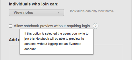 hoe notebook te delen in evernote