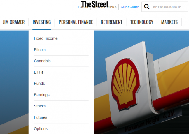 TheStreet Financiële Website