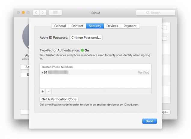 tweefactorauthenticatie cloud back-up icloud