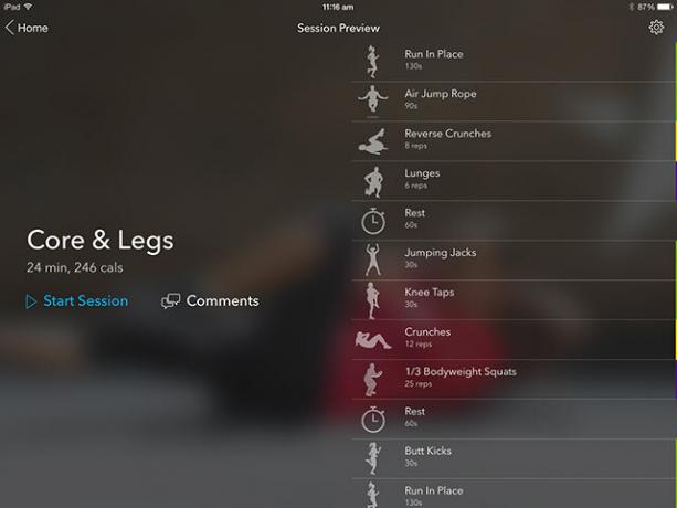 Vergeet de sportschool, krijg Fitstar Fit met je iPad of iPhone pre-workout